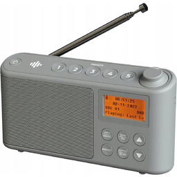 Radio sieciowo-bateryjne DAB+, FM I-BOX Spectrum szary