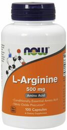 Now Foods - L-Arginina 500mg 100 Kapsułek