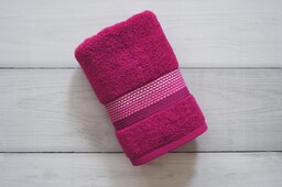 Greno Ręcznik bawełniany Ombre Fuksja