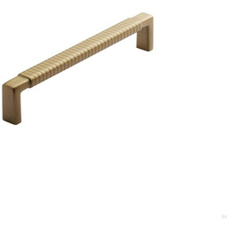 Uchwyt meblowy podłużny Rattan 160 Złoty Szczotkowany