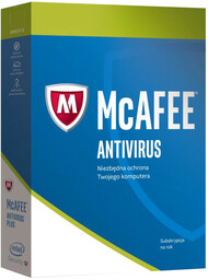 McAfee Antivirus Plus 3 PC/1 rok - klucz