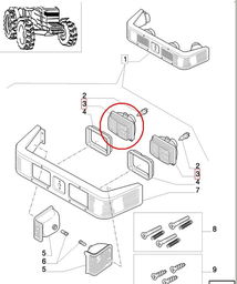 LAMPA PRZEDNIA PRAWA NEW HOLLAND 82014129