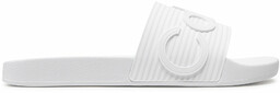 Klapki Calvin Klein Pool Slide HM0HM01519 Biały