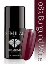 Lakier Hybrydowy Semilac 083 Burgund Wine - 7