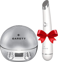 Zestaw masażer GARETT Beauty Pretty Face srebrny +