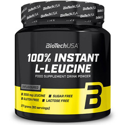 Biotech Usa 100% Instant L-Leucine 277G Natural