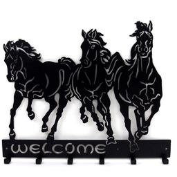 Wieszak Na Ubrania Klucze Ścienny Do Przedpokoju Konie