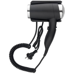 Suszarka do włosów hotelowa wisząca 1800W czarna STELLA