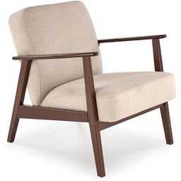 Elior Beżowy tapicerowany fotel lisek C5-N47