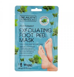 BEAUTY FORMULAS Foot Mask Złuszczająca Peelingująca Maska