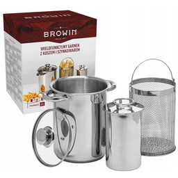 Zestaw szynkowar 1,5 kg z garnkiem i koszem