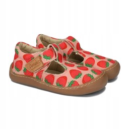 Tenisówki dziecięce Ameko Barefoot Axel-Truskawki R26