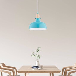 Lampa wisząca Solo Gem Alfa, możliwość ściemniania, niebieski,