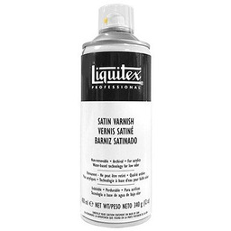 Werniks satynowy do farb akrylowych Liquitex, spray 400