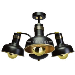 MILAGRO MLP6211 Lampa sufitowa MARGO BLACK/GOLD 3xE27