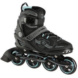 Na9157 Czarno-Miętowy Rozm. 44 Łyżworolki Nils Extreme