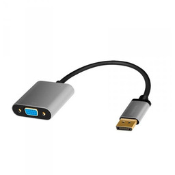 LogiLink Adapter DP do VGA 1080p 60Hzc Aluminiowy