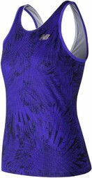 New Balance Damski nadruk Rally Court Tan-Top ciemnoniebieski,
