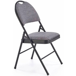Elior Krzesło składane czarny + popiel Z5-P83
