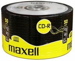 Płyty CD-R 50SZT. 700MB 80MIN MAXELL
