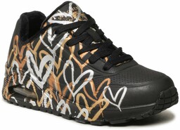 Sneakersy Skechers Metallic Love 155523/BKGD Czarny