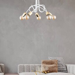 Lampa sufitowa Tango Alfa, możliwość ściemniania, mosiężny /