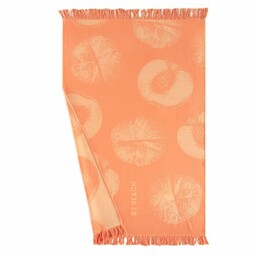 Zwoltex Ręcznik plażowy 100x160 Fouta Apricot pomarańczowy