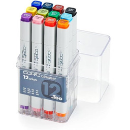 COPIC Classic Marker Basic Set z 12 kolorami,