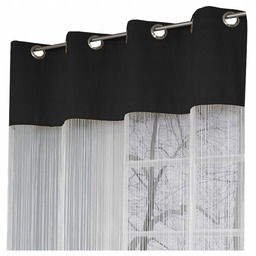 Firany Makarony na przelotki 150x250 wys makaron Biały