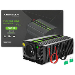 Qoltec Przetwornica napięcia Monolith 300W 600W 12V