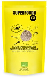 KAKAO SPROSZKOWANE SUROWE NIEODTŁUSZCZONE BIO 400 g -