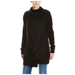 sweter BENCH - Asymmetric Cardigan Black Beauty (BK11179)