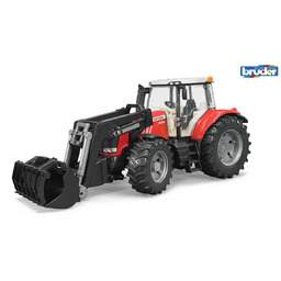 Bruder, Traktor Massey Ferguson 7600 z ładowarka czołową