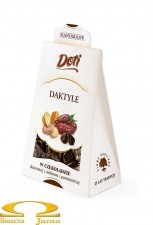 Daktyle w czekoladzie z pomarańczą i imbirem 100g