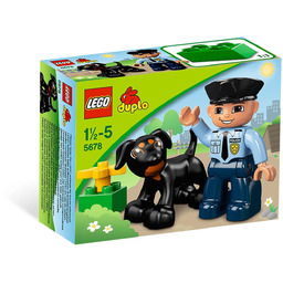 Lego Duplo 5678 Lego Duplo Policjant z psem