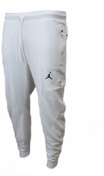 Spodnie dresy sportowe męskie białe Air Jordan Dri-FIT