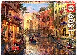 Educa Borrás 17124 Sunset in Venice 1500 Piece