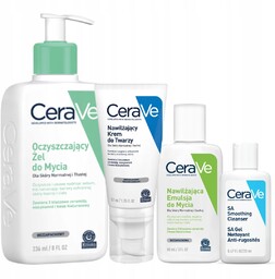 CeraVe Zestaw Oczyszczający Żel 236ml, Krem do Twarzy