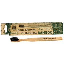 Mattes Rebi Dental Charcoal Bamboo Miękka bambusowa szczoteczka