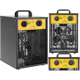 Nagrzewnica Elektryczna Dmuchawa Grzejnik Farelka 3,3kW Termostat 3300w