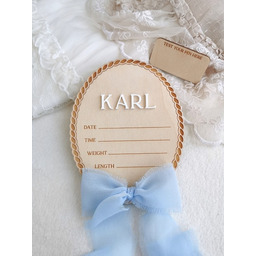 Pakamera Tabliczka powitalna dla noworodka, metryczka dla dziewczynki,