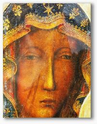 Matka Boska Częstochowska, nowoczesny obraz religijny plexi