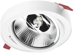 Oprawa podtynkowa ES111 GU10 14cm okrągła ruchoma biała
