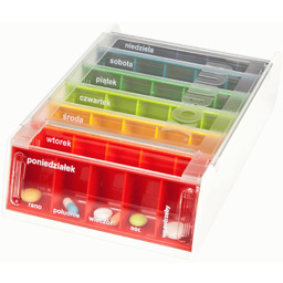 Anabox, kasetka na leki tygodniowa, 1 szt