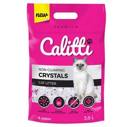 CALITTI - Żwirek dla kota CRYSTALS silikonowy 3,8L