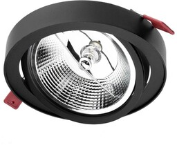 Oprawa podtynkowa ES111 GU10 14cm okrągła ruchoma czarna