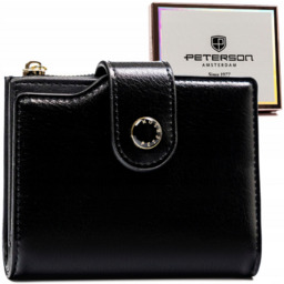Portfel damski Peterson PTN 012-F czarny