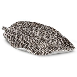 Eurofirany Patera dekoracyjna 29x16x3 Moli 1 srebrna 01