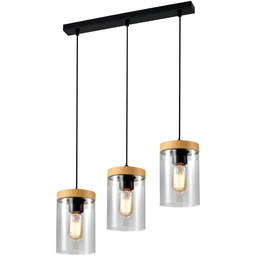 Lumes Potrójna lampa wisząca czarna - K448 K4-N37