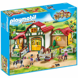 Playmobil, klocki Duża stadnina koni, 6926